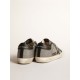 Black Super-Star sneakers with iridescent fabric