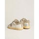 Men’s Super-Star in nappa with ice-gray suede star and black embroidery