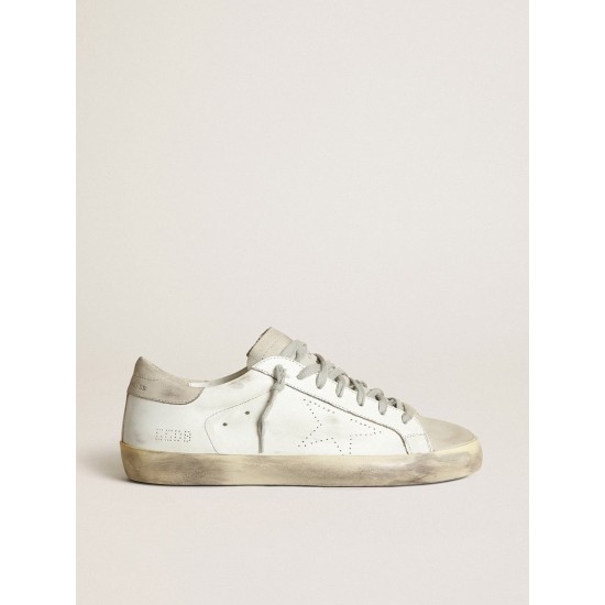 Men's Super-Star with perforated star and ice-gray heel tab