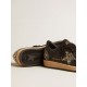 Men’s Ball Star LAB in black nappa with studded black leather star