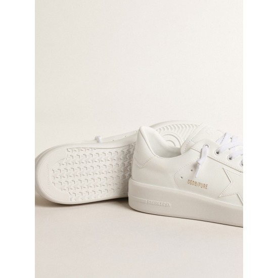 Men’s bio-based Purestar with white star and heel tab