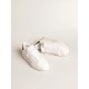Purestar with white bio-based star and mat green leather heel tab
