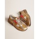 Men's Dad-Star gold with distressed finish