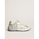 Men's Dad-Star in white and gray suede and white leather star