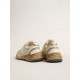 Men’s Dad-Star in beige nappa and nylon with white leather star