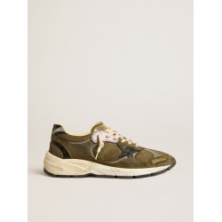 Men’s Dad-Star in suede and mesh with black leather star and heel tab
