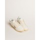 Ball Star with ice-gray suede star and blue leather heel tab