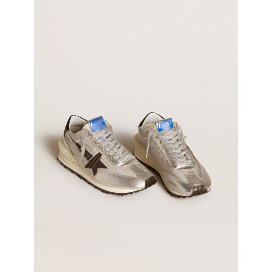 Men’s Marathon with silver ripstop nylon upper and black star