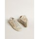 Super-Star LTD in canvas with sand star and glitter heel tab
