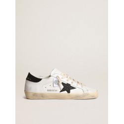 Women’s Super-Star with a black Swarovski crystal star and heel tab