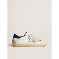 Super-Star with suede star and blue heel tab