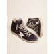 Francy sneakers in leather with leather star and heel tab