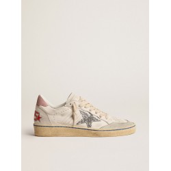 Ball Star LTD with glitter star and pink suede heel tab