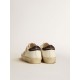 Hi Star with platinum metallic leather star and glitter heel tab