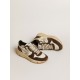 Running Sole LTD in nappa and brown suede with a Swarovski crystal star