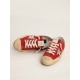 Women's V-Star LTD in dark red suede with silver star