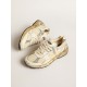 Women’s Dad-Star in beige nappa and nylon with white leather star