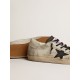 Women’s Super-Star LAB with floral print and black leather star