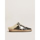 Ball Star Sabots in nappa with platinum star and shearling lining