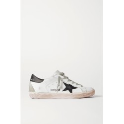 Superstar distressed leather sneakers