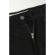 Frayed high-rise skinny jeans